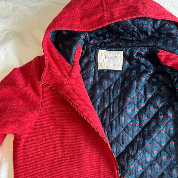 Red Wool Coat - Picture 5 of 7